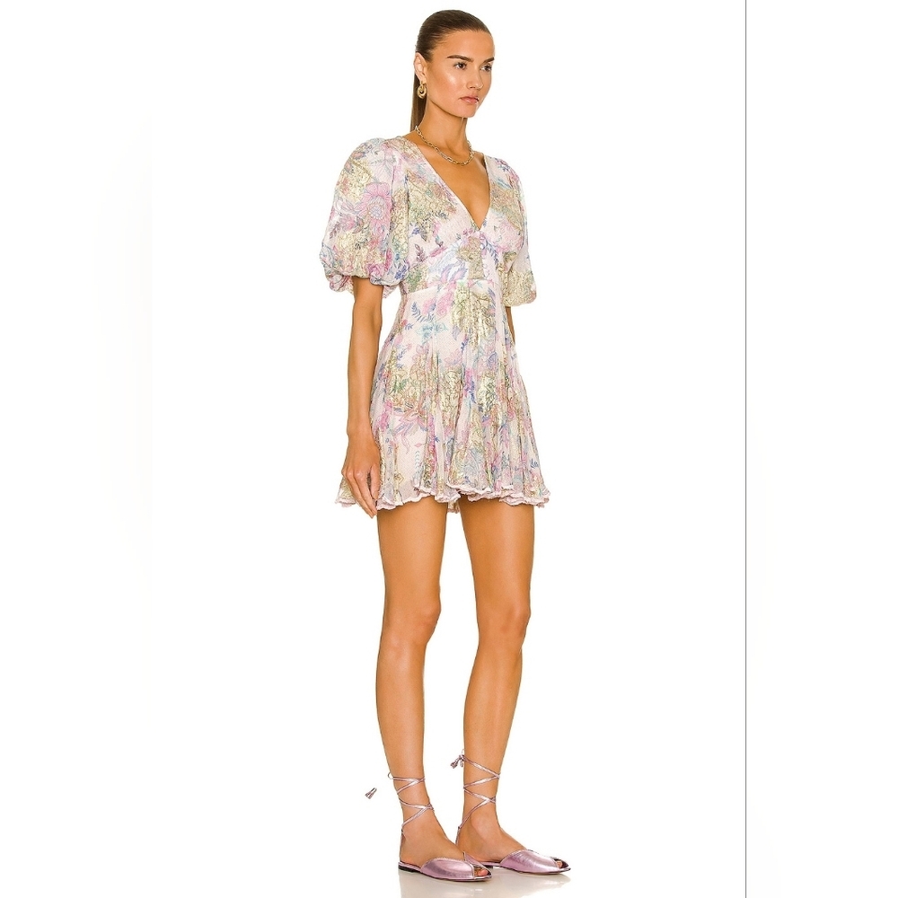 HEMANT & NANDITA Floral Mini Dress – Size M